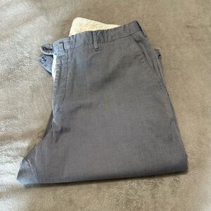 Corneliani Men's Classic Gray Chinos